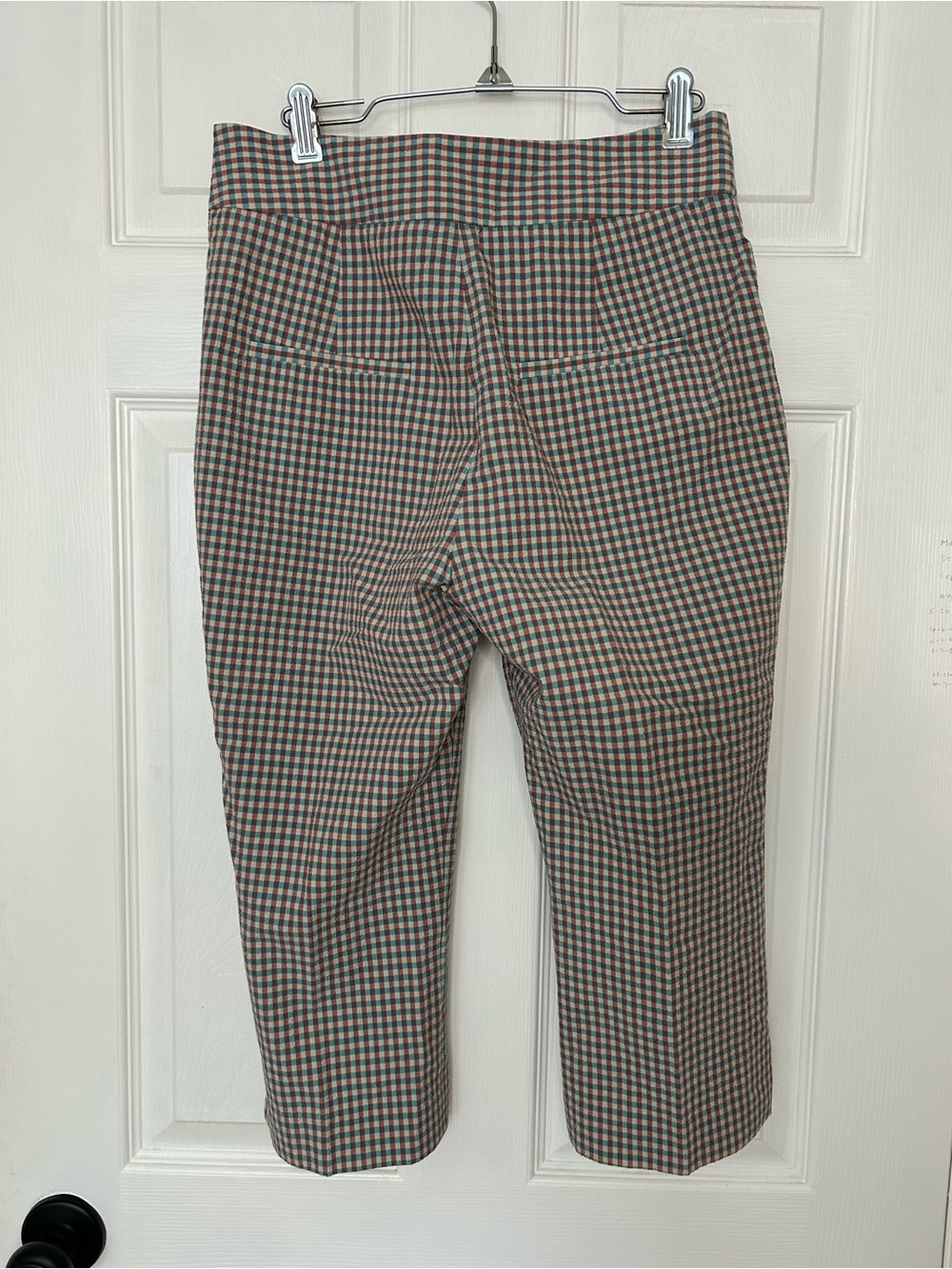 Veronica Beard Dhara Capri Pant Gingham - Picture 9 of 13